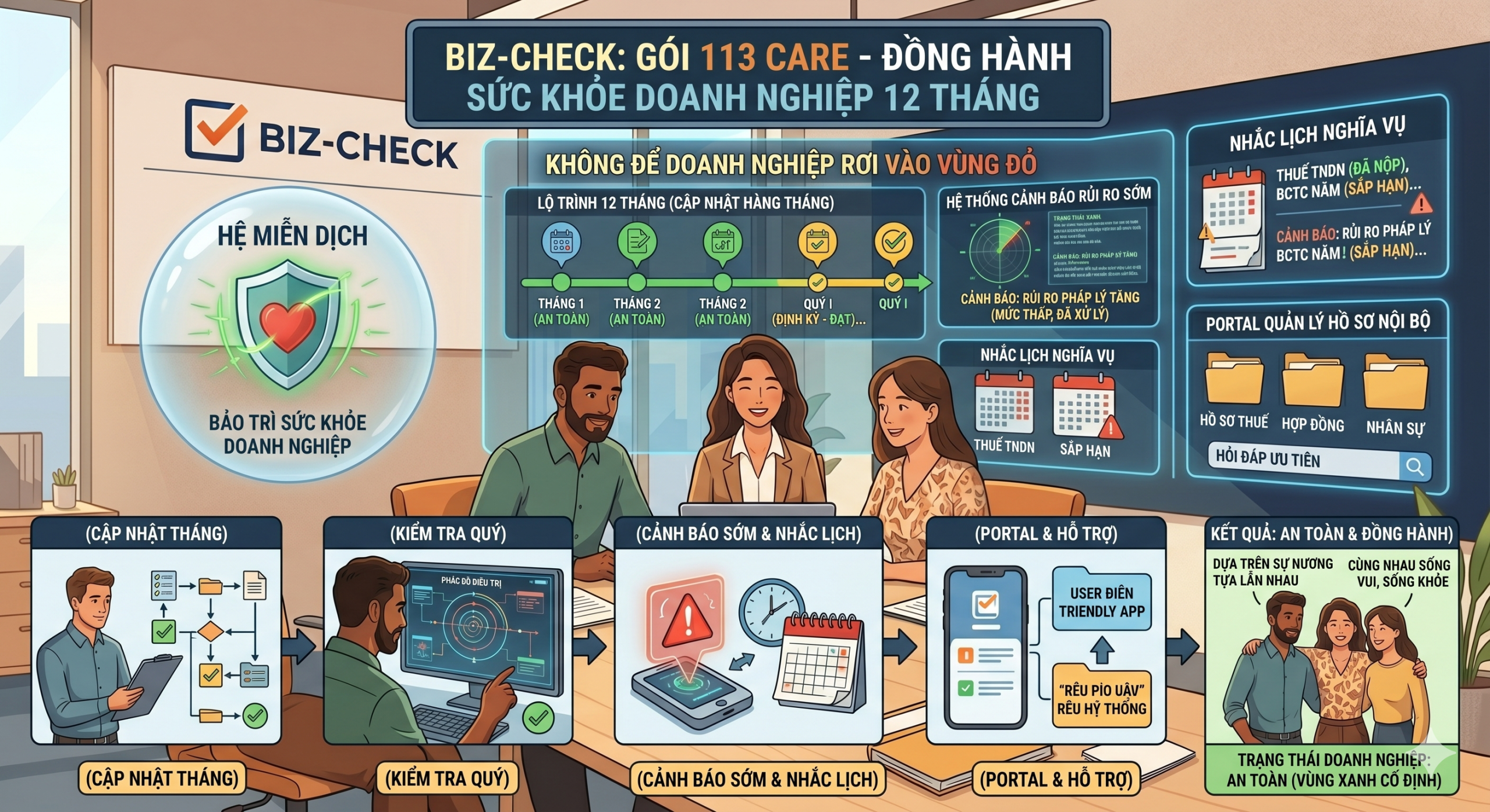 Đồng hành sức khỏe doanh nghiệp